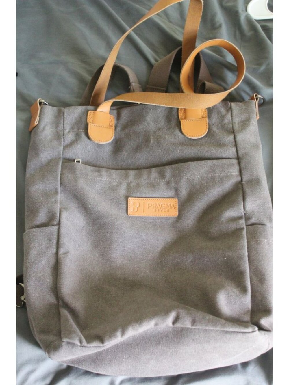 Pragma Style Quality  4-in-1 Crossbody Tote Bag Backpack Organizer Travel